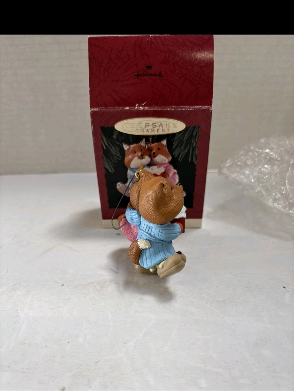 Hallmark Keepsake Ornament Mom And Dad 1993 His N Her Slippers